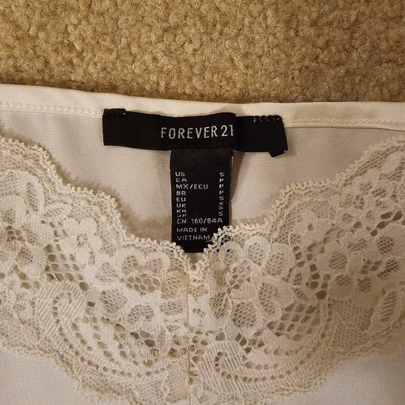 Silk Lacy Tank - Picture 2 of 2